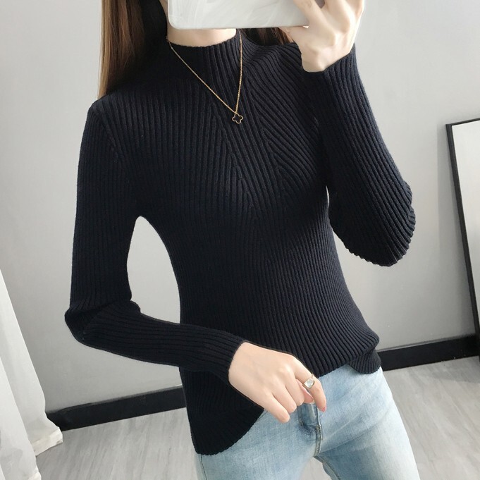 ニット レディース トップス セーター プルオーバー S M L XL ブラック 黒 ピンクパープル ホワイト 白 アプリコット カーキ レッド 赤 無地 大人カラー くすみカラー 秋カラー 秋 冬 