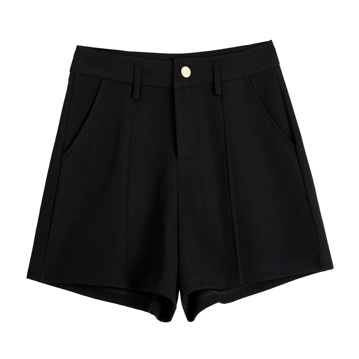 ボトムス パンツ ズボン ショートパンツ ショート ショート丈 ワイド 裾イン ファスナー ポケット ハイウエスト 大人可愛い きれいめ シンプル 上品 おしゃれ 大人女子 こなれ感 ラフ クール モ